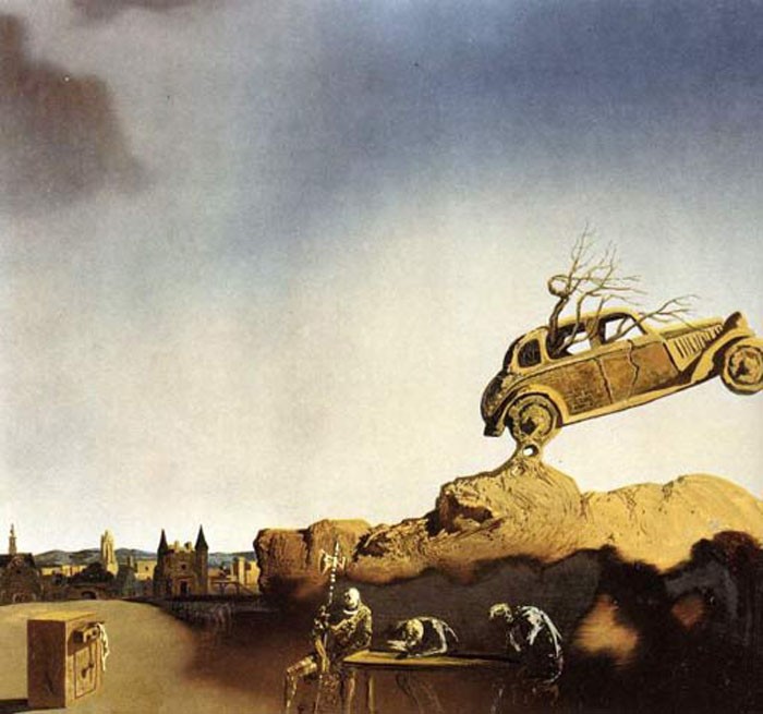 Salvador Dali Apparition of the Town of Delft